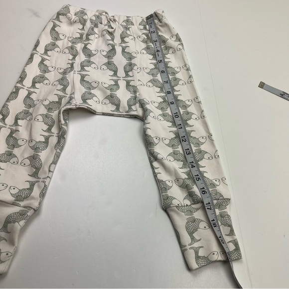 Kate Quinn Size 3T Fish Patterned 100% Organic Cotton Pants Pull On Soft NEW - Picture 6 of 9